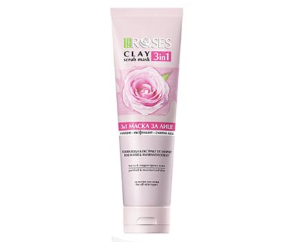 Глинена маска за лице 3в1 Nature of Agiva Roses Hydra Plus 150 мл