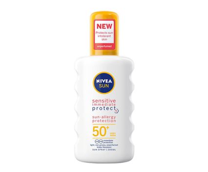Антиалергичен слънцезащитен спрей Nivea SPF50+ 200мл