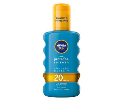 Слънцезащитен спрей Nivea SPF 20 Protect & Refresh 200 мл