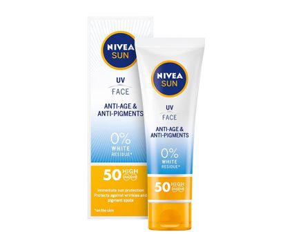 Слънцезащитен крем за лице против пигментация Nivea SPF50 50мл