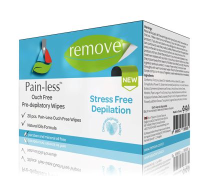 Кърпички за обезболяване преди депилация Без ОХ Remove 20бр