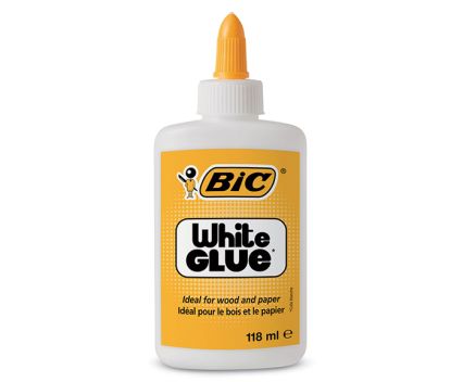 Универсално течно лепило BIC бяло 118мл