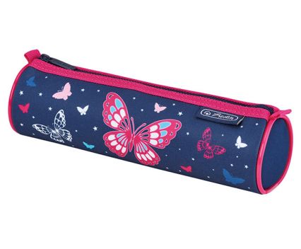 Несесер (празен, цилиндър) Herlitz Butterfly 1 цип