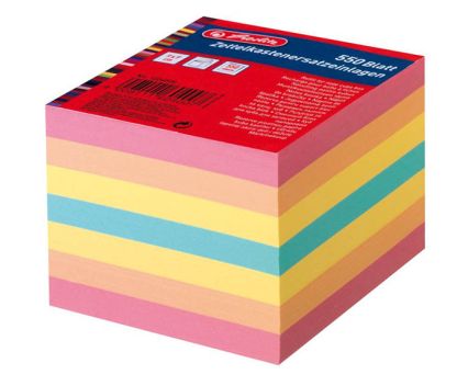 Куб хартиен цветен Herlitz 9x9x9 700 л