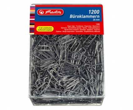 Кламери 26мм Herlitz 1200 бр