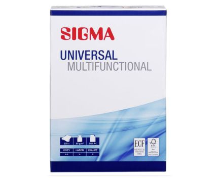 Копирна хартия Sigma Universal Multifunctional A4 500 л