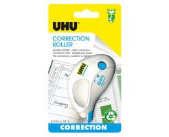 Коректор лента ролер наклонен UHU 5мм/10м
