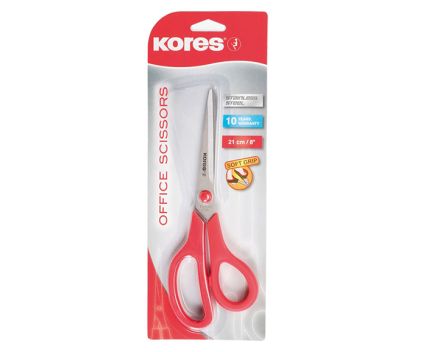 Ножица Kores SoftGrip 21см