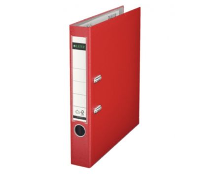 Класьор Leitz 5см - тъмночервен