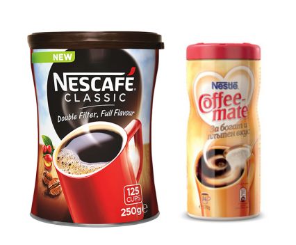 Пакет: Nescafe Classic 250 г + Продукт за кафе Coffee Mate 170 г