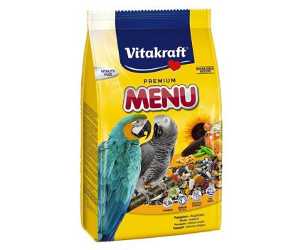 Меню за големи папагали Vitakraft 1 кг ЗОО