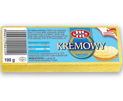 Топено сирене натурално Mlekovita 100 г