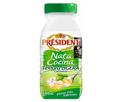Готварска сметана Лека 12% President 250 мл