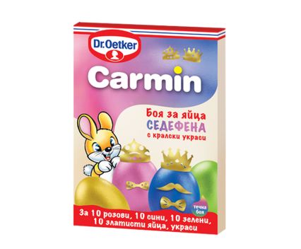 Седефена Боя за Яйца Dr. Oetker Carmin Кралски Украси 1 бр