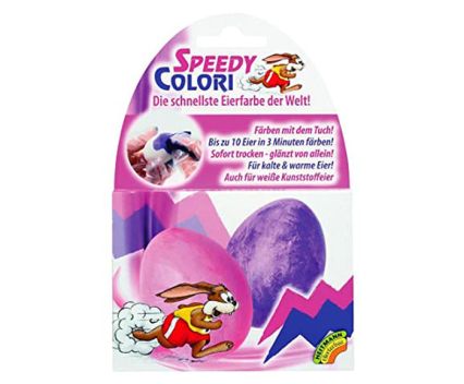 Оцвети яйце с кърпа Heitmann Speedy Colori розово + лилаво