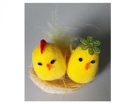 Великденска декорация - 2 пиленца