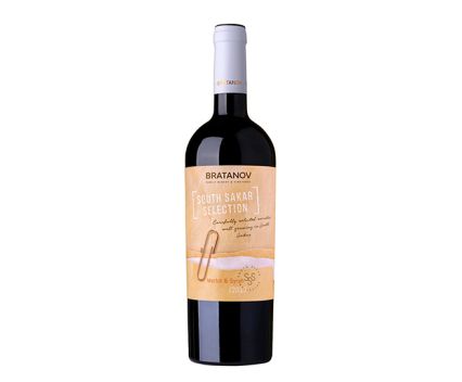 Червено вино Мерло и Сира South Sakar Selection Bratanov 0.75 л