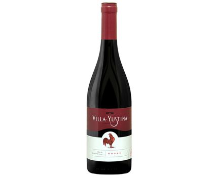 Червено вино Вила Юстина Руж 2017г, 0,75мл, Villa Yustina