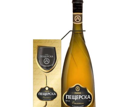 Пещерска Гроздова Ракия Отлежала + Подарък Чаша 1 л
