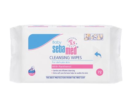 Бебешки Влажни Кърпички Sebamed 72 бр