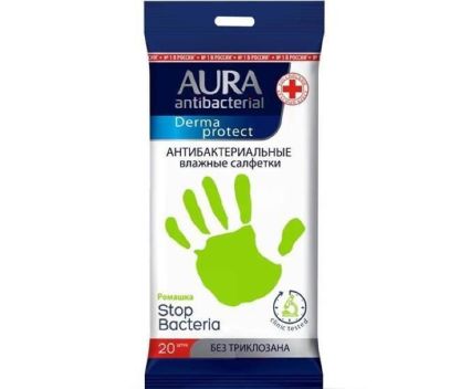 Мокри Кърпички Aura Лайка 20 бр