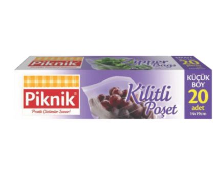 Пликове за Съхранение Piknik с Цип 14 х 19 см 20 бр