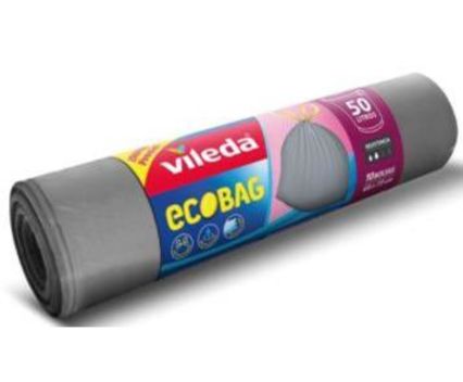 Торби за Смет Vileda с Връзки 50 л 10 бр