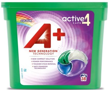 Капсули за пране А+ Activ 4 Color 38 бр