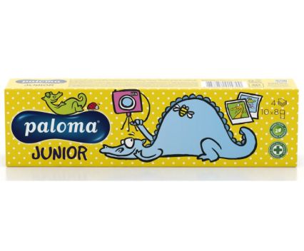 Носни Кърпички Paloma Junior Четирипластови 10 х 8 бр