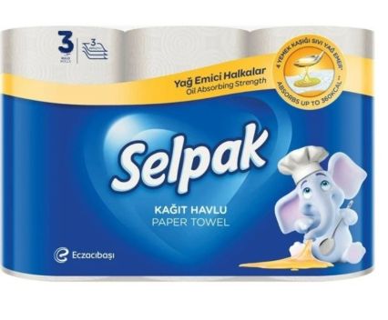Кухненско Руло Selpak 3 бр