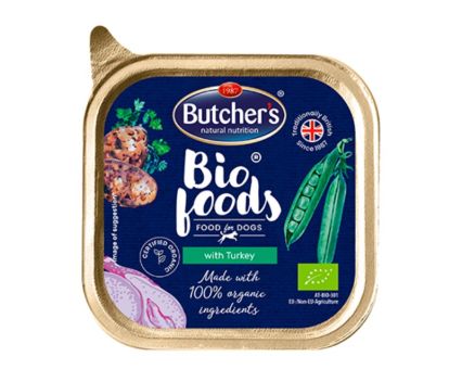 Био Храна за Куче Butcher's Bio Foods Dogs Пастет с Пуешко 150 г