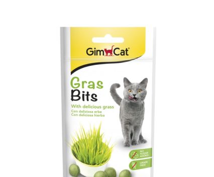 Тревни Таблетки Gimborn GrasBits за Котки 50 г