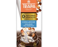 Млечен Шоколад без Захар с Лешник Trapa 100 г