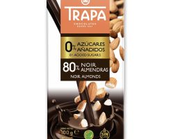 Шоколад 80% Какао без Захар Бадем Trapa 100 г