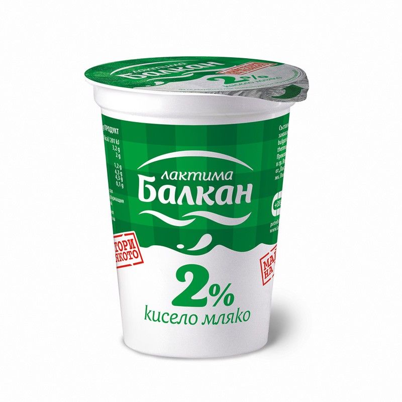Кисело Мляко Лактима Балкан 2% 400 г