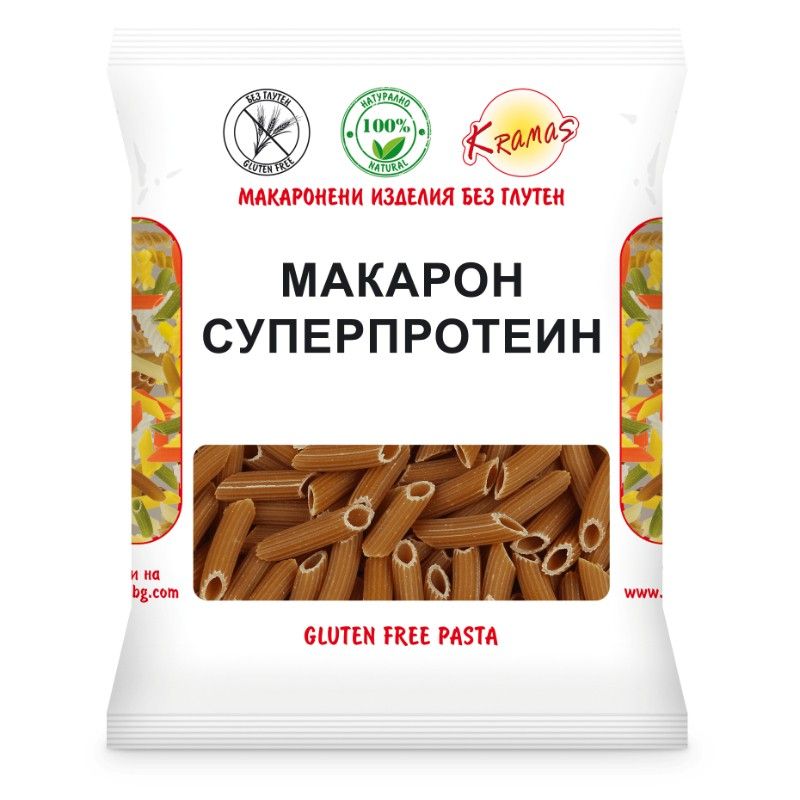 Макарони Kramas Суперпротеин 250 г - Без Глутен
