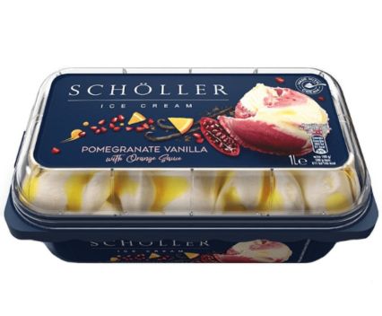 Сладолед Ванилия и Нар Schöller 1 л