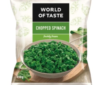 Замразен Спанак World of Taste Нарязан 450 г