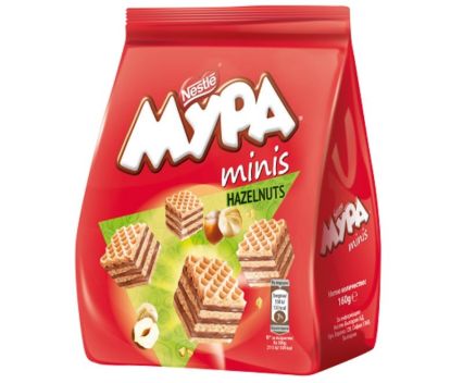 Вафли Мура Minis Лешник Без Глазура 160 г