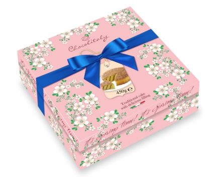Ванилов Кейк с Пълнеж Солен Карамел и Пекан La Bottega della Torta ChocoIitaly 450 г
