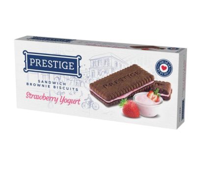 Бисквити Prestige Oh La La Brownie Йогурт Ягода 136 г