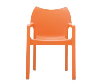 Стол Diva - оранжев