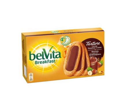 Бисквити тартин BelVita - шоколад и лешник 250 г