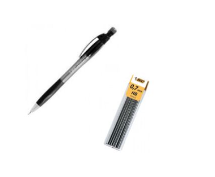 Автоматичен молив HB Bic 0.7 + графити