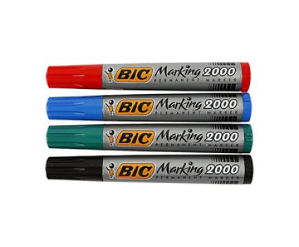 Перманентни маркери Bic 4 бр 4 цвята