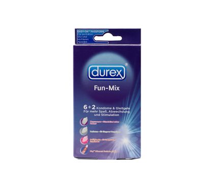 6 бр. презервативи + 2 бр лубрикант Durex 