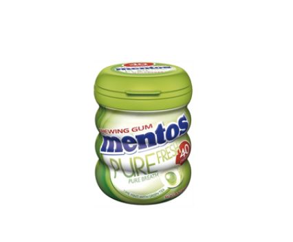 Дъвки лайм Mentos Pure Fresh Мишелин 60 г