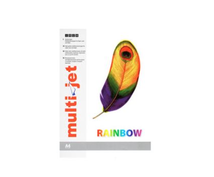Цветна хартия Rainbow А4 5х50л пастел 80гр