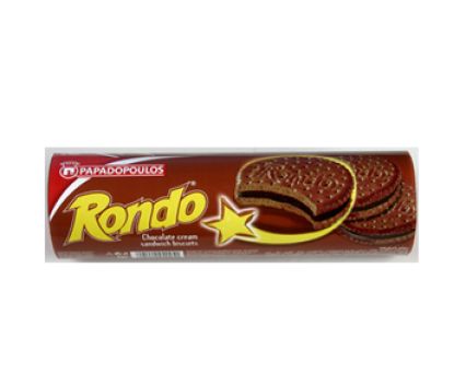 Бисквити Rondo двоен шоколад 250 г