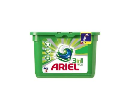 15бр Ariel капсули за бяло пране Pods бяло